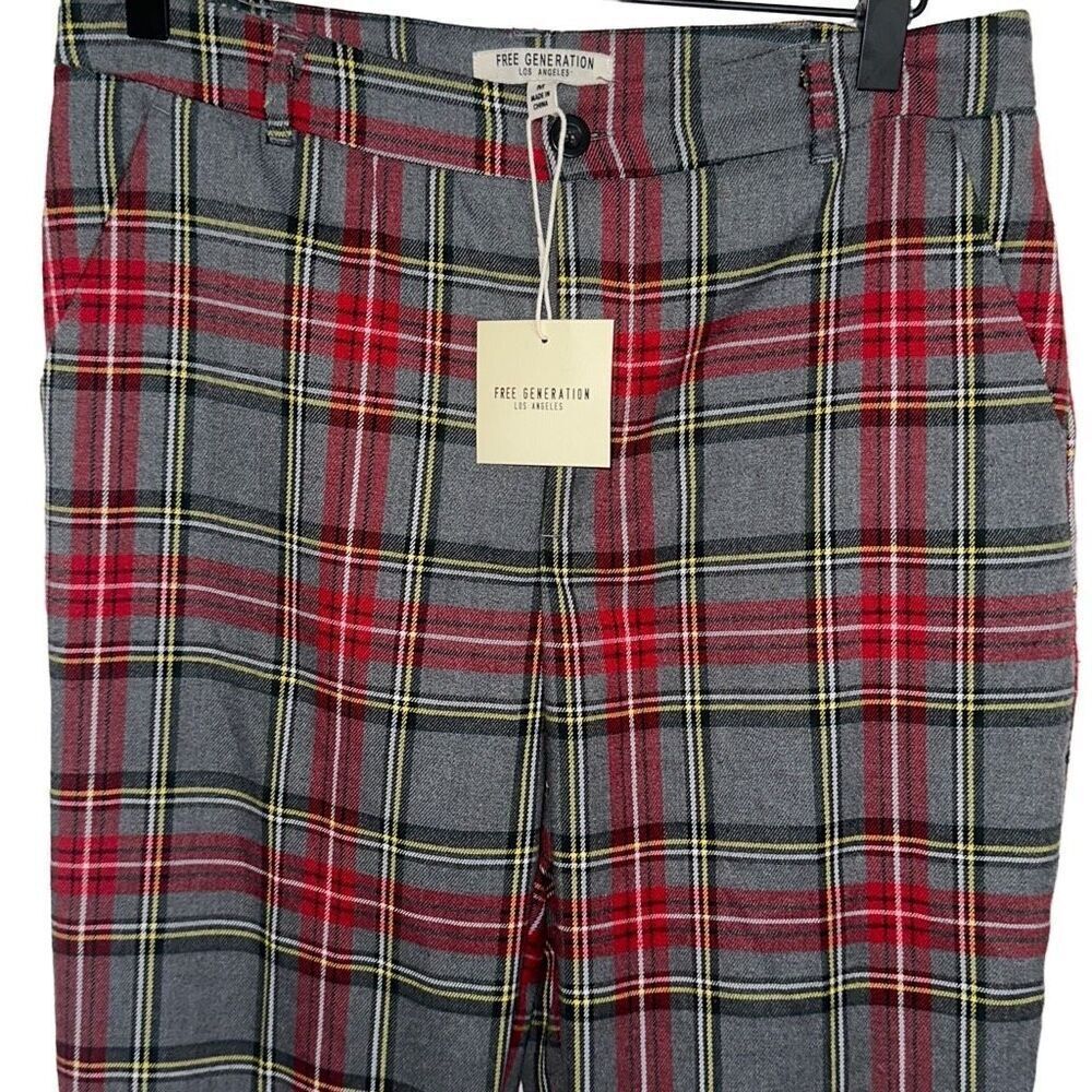 NWT Free Generation Tartan Plaid Pants | Size Medium - Picture 5 of 10